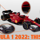 A graphic showing the points of interest on the 2022 F1 car.